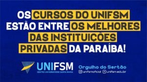 Padrão UNIFSM de Qualidade: Ranking Universitário Folha 2023 posiciona nossos cursos dentre os melhores da Paraíba
