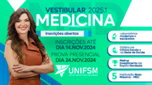 Centro Universitário Santa Maria abre inscrições para o vestibular de medicina 2025.1