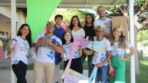 UNIFSM realiza recepção para alunos veteranos e novatos com tema BBB e Carnaval. 