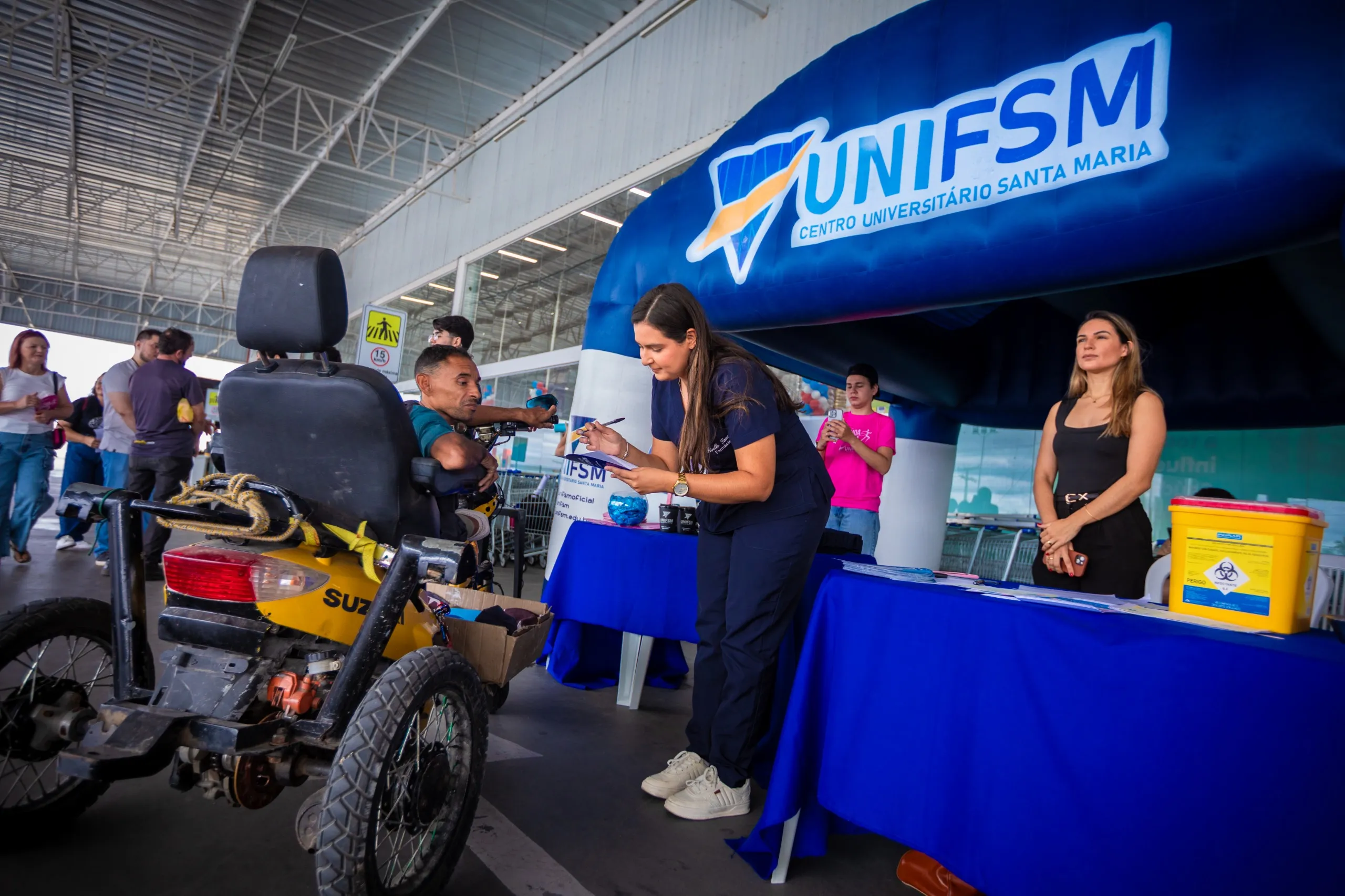 UNIFSM realiza com sucesso o III Pit Stop da Corrida Rosa em parceria com o Mix Mateus