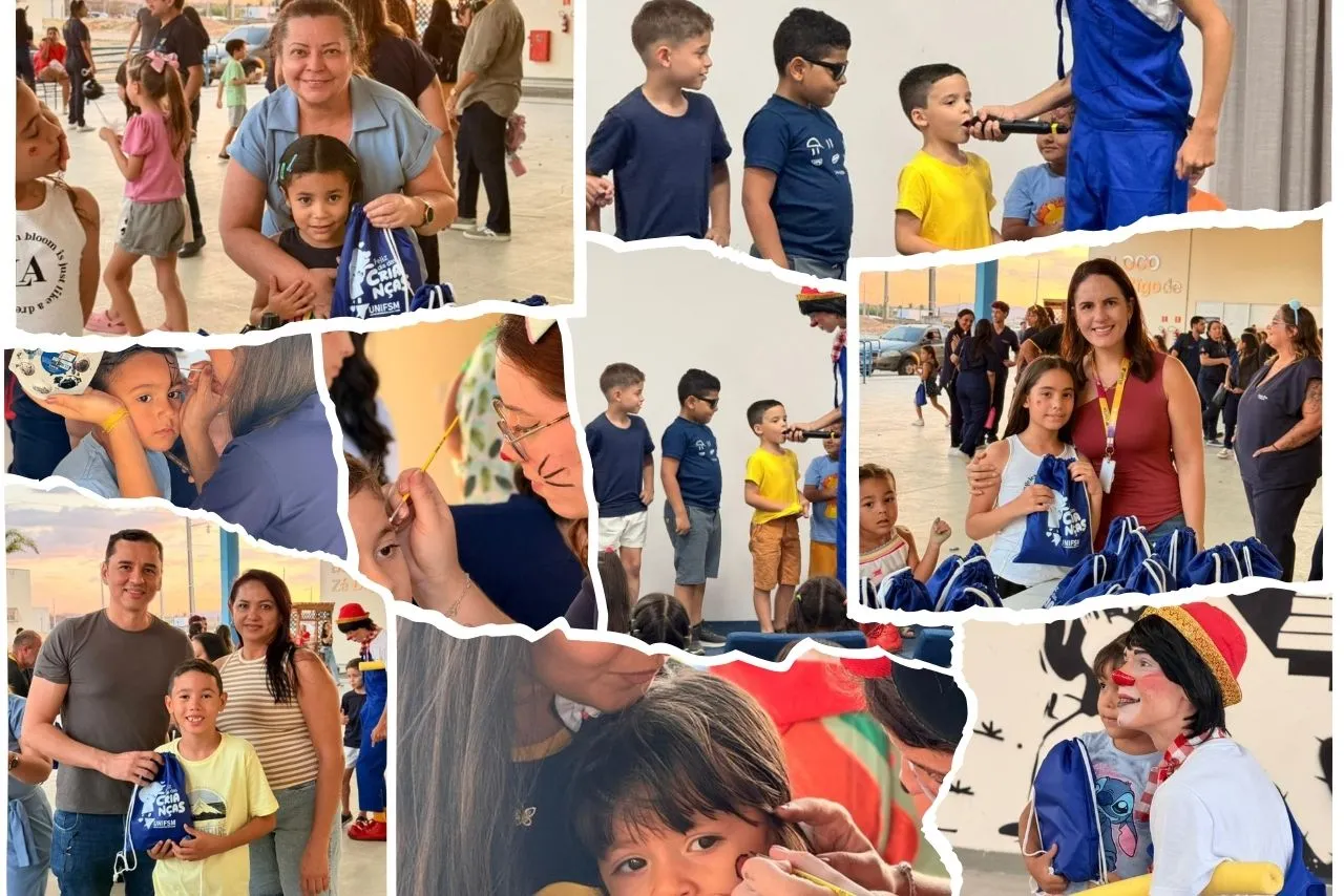 UNIFSM celebra o Dia das Crianças com tarde especial para filhos e netos de colaboradores