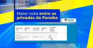 Curso de Medicina do UNIFSM alcança a maior nota entre as instituições privadas da Paraíba no ENAMED