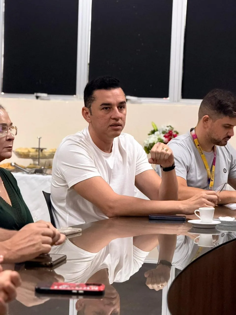 UNIFSM recebe representantes do SEMESP e do FUNDACRED e fortalece parcerias institucionais