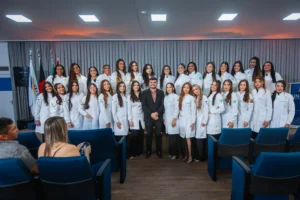 UNIFSM realiza Cerimônia do Jaleco do curso de Biomedicina e marca início de nova etapa na formação acadêmica