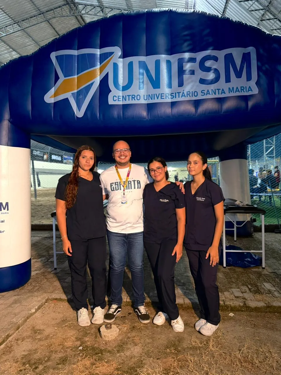 Curso de Fisioterapia do UNIFSM participa do Circuito Lampions Beach 2026 e reforça atuação prática no esporte