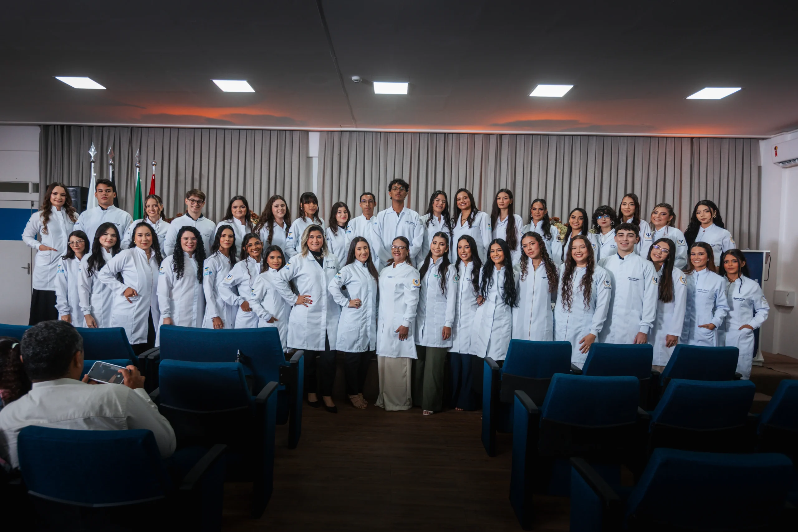UNIFSM realiza Cerimônia do Jaleco do curso de Psicologia e marca início de nova etapa na formação acadêmica