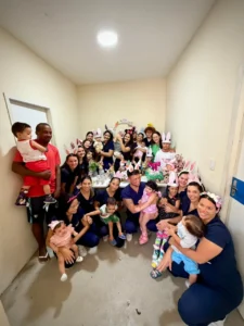 UNIFSM promove ação de Páscoa nos atendimentos de Fisioterapia da Clínica Escola Santa Maria