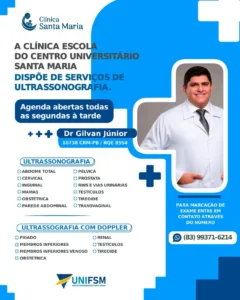 Clínica Escola Santa Maria oferece serviços de ultrassonografia para a comunidade