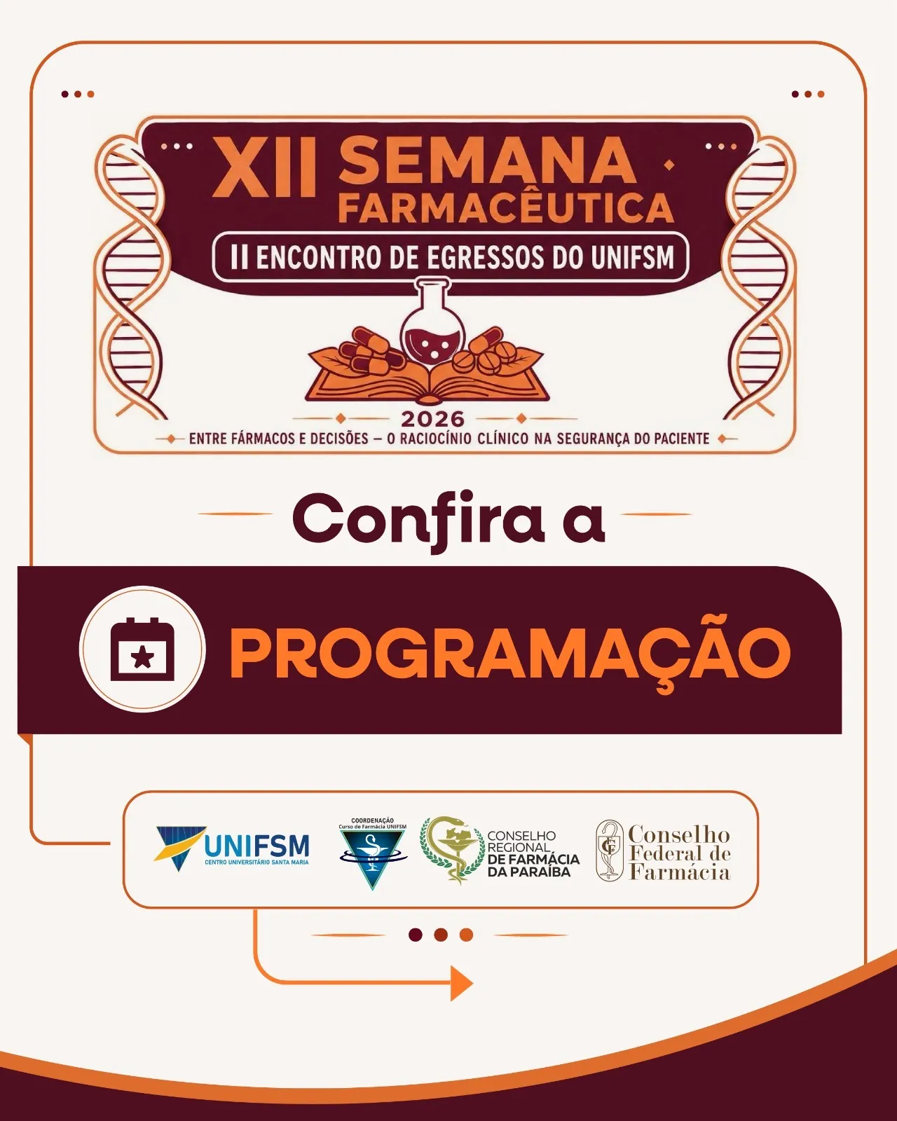 Curso de Farmácia do UNIFSM lança programação da XII Semana Farmacêutica e II Encontro de Egressos